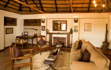 Map room at Kapani Lodge, South Luangwa National Park, Zambia