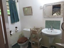 The bathrooms at Matemwe Beach Village, Zanzibar, Tanzania (Mango staff photo)