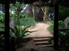 The guesthouses are set within the local lush vegetation at Matemwe Beach Village, Zanzibar, Tanzania (Mango staff photo)