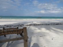 Relax on the white sand beaches at Matemwe Beach Village, Zanzibar, Tanzania (Mango staff photo)