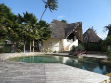 The pool and exterior at Matemwe Beach Village, Zanzibar, Tanzania (Mango staff photo)