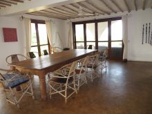 The spacious dining area to enjoy good food and conversation with family and friends at Villa Turquoise, Zanzibar, Tanzania (Mango staff photo)