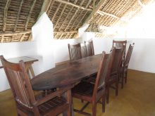 A dining area at Dar House, Zanzibar, Tanzania (Mango staff photo)