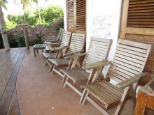 Lounging chairs to enjoy the view with at Dar House, Zanzibar, Tanzania (Mango staff photo)