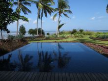 The private pool with an ocean vista in the Presidential Villa at The Residence Zanzibar, Zanzibar, Tanzania (Mango staff photo)