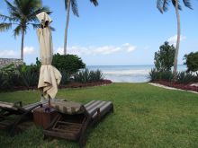 Lounge in the sun on a private lawn overlooking the ocean at The Residence Zanzibar, Zanzibar, Tanzania (Mango staff photo)
