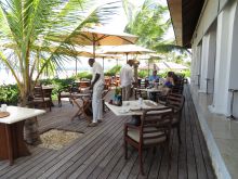 Enjoy fine cuisine while breathing in the fresh ocean breezes at The Residence Zanzibar, Zanzibar, Tanzania (Mango staff photo)