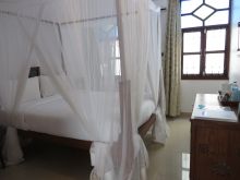 Simple but fresh bedroom design at Maru Maru Hotel Zanzibar, Zanzibar, Tanzania (Mango staff photo)