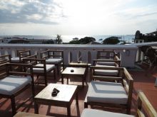 Enjoy delicious cuisine and sunshine from the rooftop Terrace Restaurant and Lounge Bar at Maru Maru Hotel Zanzibar, Zanzibar, Tanzania (Mango staff photo)