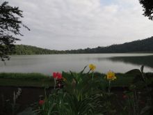 The lake makes for a tranquil setting at Lake Duluti Lodge, Arusha, Tanzania (Mango staff photo)