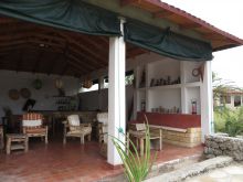 The open-air bar and lounge area at Tarangire Osupuko Lodge, Tarangire National Park, Tanzania (Mango staff photo)