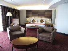 Comfortable seating areas in the guestrooms at The Boma Nairobi, Nairobi, Kenya (Mango staff photo)