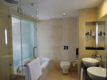 The modern, luxurious bathrooms at The Boma Nairobi, Nairobi, Kenya (Mango staff photo)