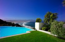The swimming pool at Plettenberg Hotel, Plettenberg, South Africa