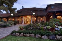 The entrance at Norfolk Hotel, Nairobi, Kenya