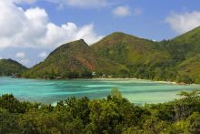 Scenery at Raffles Praslin, Praslin, Seychelles