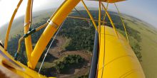 Lewa Scenic Biplane Tour, Lewa Conservancy, Kenya