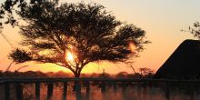 The beautiful setting at Namutoni Rest Camp, Etosha National Park, Namibia