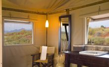 Bathroom at Wolwedans Dune Camp, NamibRand Nature Reserve, Namibia
