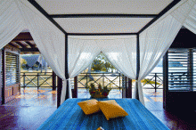 A guestroom at New Emerald Cove, Praslin, Seychelles