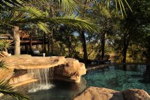 A Picture of the Pool at Lukimbi Safari Lodge