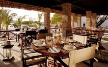 Dining at The Majlis, Lamu Island, Kenya