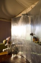 Bathroom at Xaranna Camp, Okavango Delta, Botswana (AndBeyond)