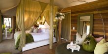 Bedroom at Xaranna Camp, Okavango Delta, Botswana (AndBeyond)