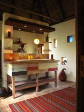 Bathroom at Volcanoes Bwindi Lodge, Bwindi Impenetrable Forest, Uganda