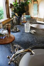 Bathroom at Virunga Lodge, Volcanoes National Park, Uganda