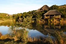 Exterior and setting at Shamwari Bayethe Tented Lodge, Shamwari Game Reserve, South Africa