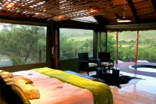 Bedroom at Shamwari Bayethe Tented Lodge, Shamwari Game Reserve, South Africa