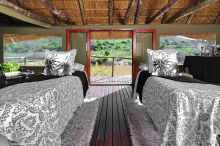 Spa retreat at Shamwari Bayethe Tented Lodge, Shamwari Game Reserve, South Africa