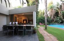 BBQ and Pool Area - African Rock Hotel