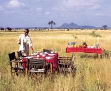 Bush breakfast- Elsas Kopje, Meru National Park, Kenya