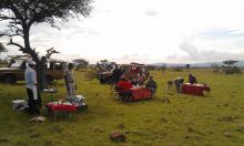 Bush Breakfast- Hemingways Ol Seki Mara Camp, Masai Mara National Reserve, Kenya