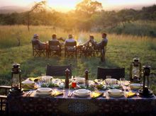Bush dining- Campi ya Kanzi, Chyulu Hills, Kenya