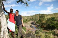 Casey at Ewaso Nyiro River