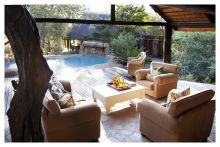 Lounge at Chapungu Luxury Tented Camp, Thornybush Game Reserve, South Africa