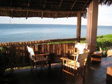 Sundowner relaxation at Chole Mjini Lodge, Mafia Island, Tanzania