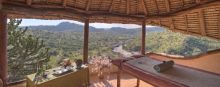 The massage room with a stunning vista at Sabuk Lodge, Laikipia, Kenya (Stevie Mann)
