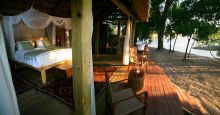 Cottage at Sindabezi Island Lodge, Livingstone, Zambia