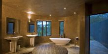 The beautiful modern bathroom at Chitwa House, Sabi Sands Game Reserve, South Africa