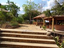 The grounds at Orchidee Hotel, Tsingy, Madagascar (Mango Staff photo)