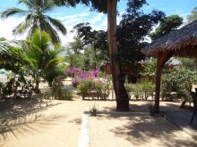 The grounds overlooking the beach at Anjiamarango, Nosy Be, Madagascar (Mango Staff photo)