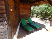 Sun loungers at Anjiamarango, Nosy Be, Madagascar (Mango Staff photo)