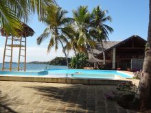 The pool overlooking the ocean at Anjiamarango, Nosy Be, Madagascar (Mango Staff photo)