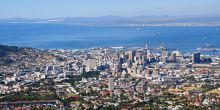 The view of the city from the top - Table Mountain, Cape Town, South Africa