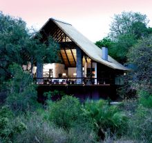 The exterior and setting at Londolozi Granite Suites, Sabi Sands Game Reserve, South Africa