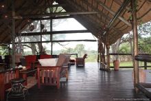 Lounge at Elephant Valley Lodge, Chobe National Park, Botswana